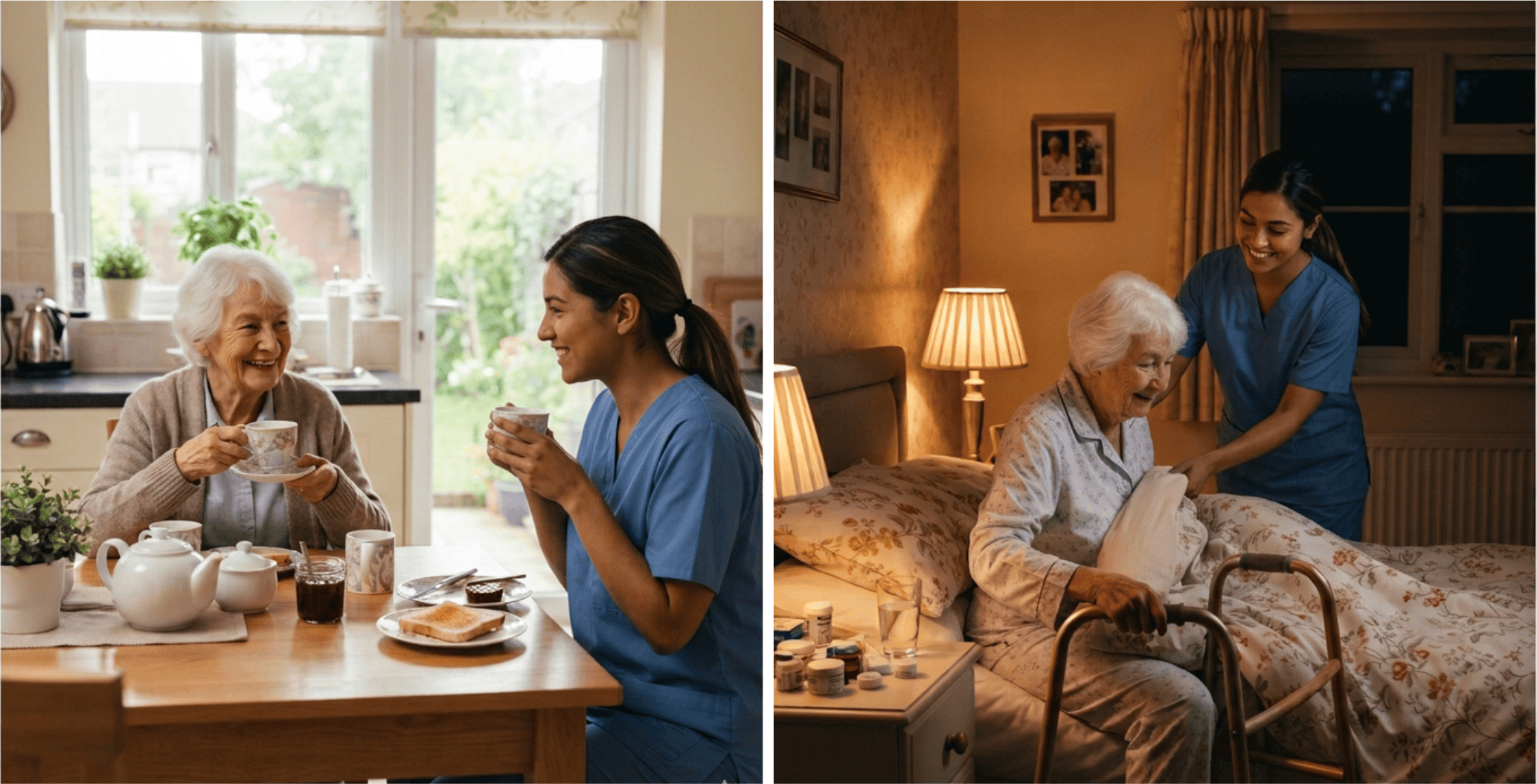 24-hour home care from morning through overnight support