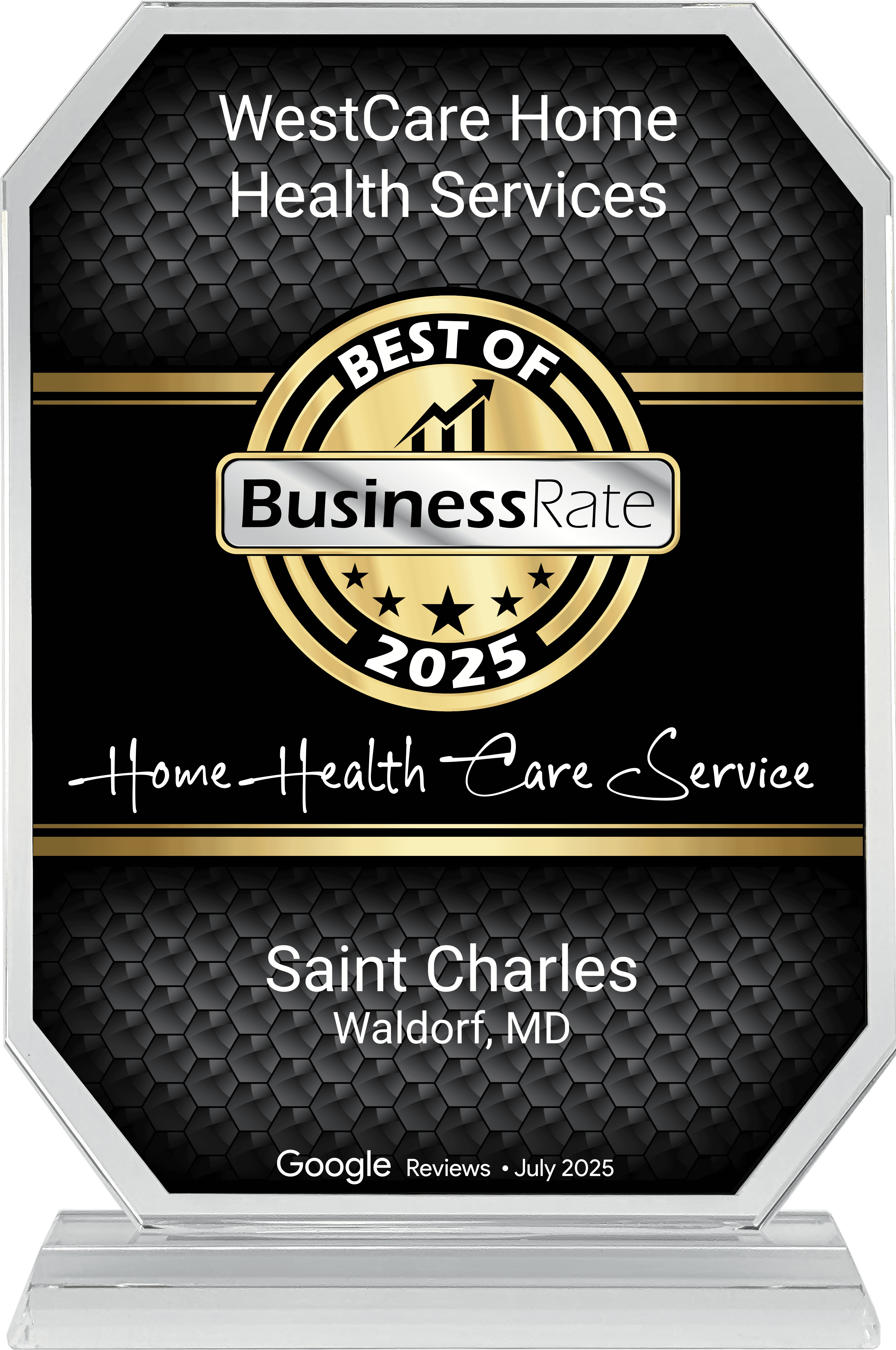 WestCare Home Health Services Best of 2025 Home Health Care Service award in Saint Charles, Waldorf, Maryland