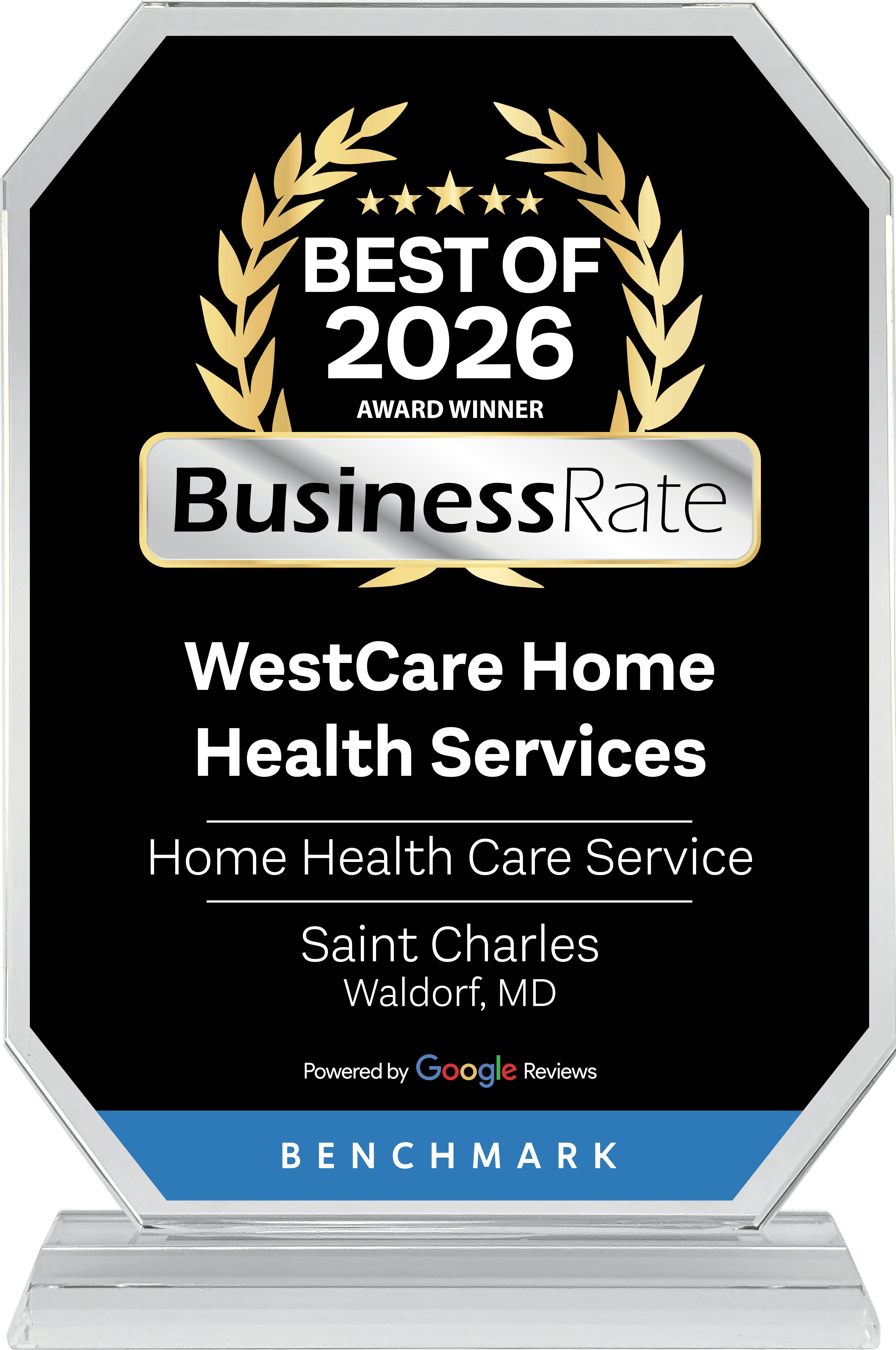 WestCare Home Health Services Best of 2026 Home Health Care Service award in Saint Charles, Waldorf, Maryland